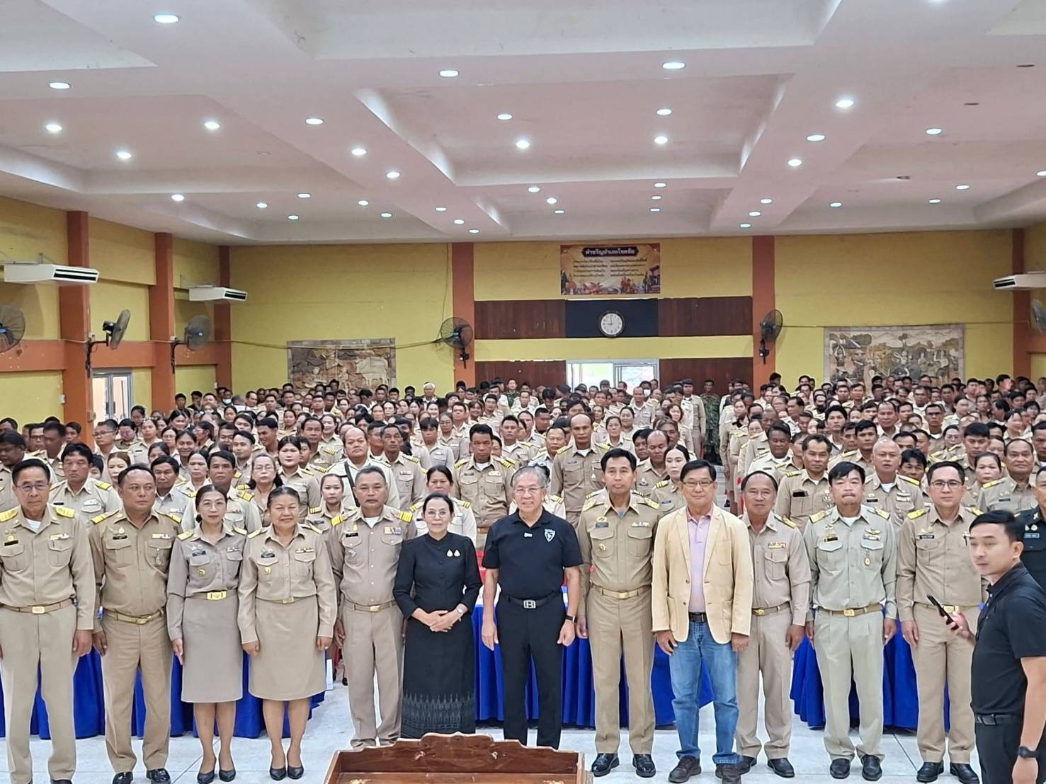 พช.โชคชัย นครราชสีมา เข้าร่วมประชุมกำนัน/ผู้ใหญ่บ้าน ประจำเดือนพฤษภาคม 2569 ขับเคลื่อนนโยบายสู่การปฏิบัติในพื้นที่